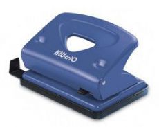 Дырокол KW-trio 941blu Classic Mini до 10 листов синий выдвижная линейка
